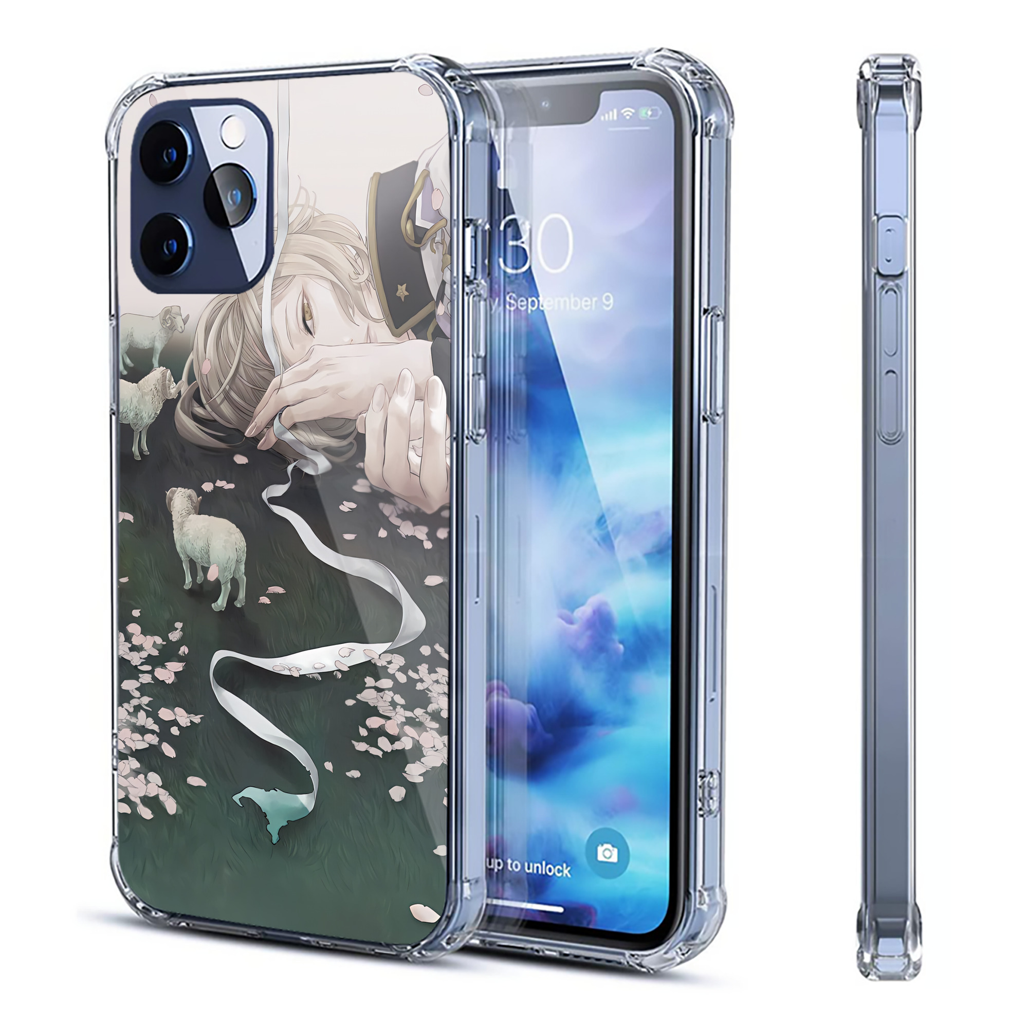 （画像用） 刀剣乱舞 Touken Ranbu 【iPhone 12シリーズ対応】透明スマホケース（クリアソフトケース）